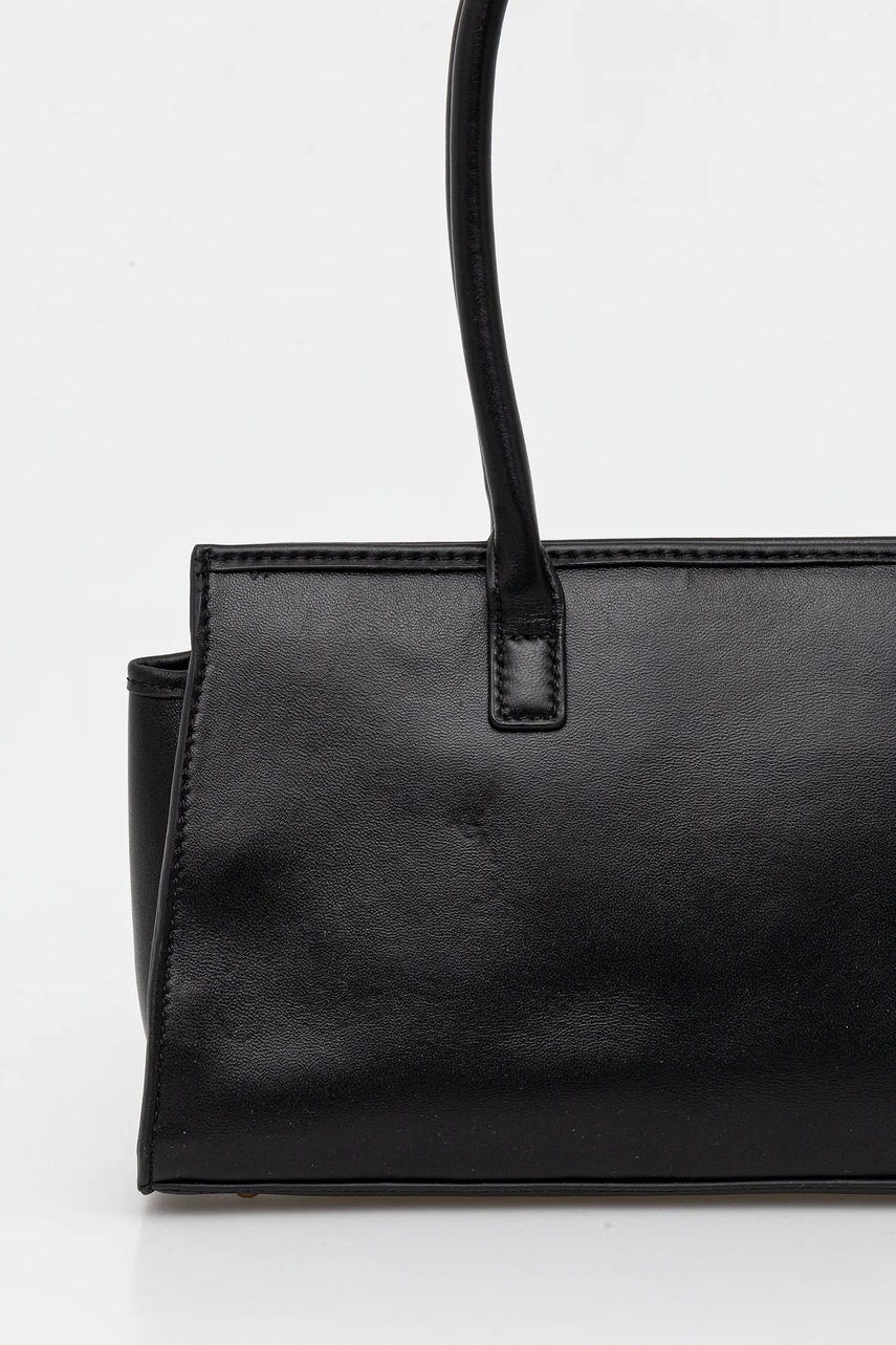 Δερμάτινη τσάντα Marciano by Guess χρώμα: μαύρο, 5BGZ22 7415A φωτογραφία