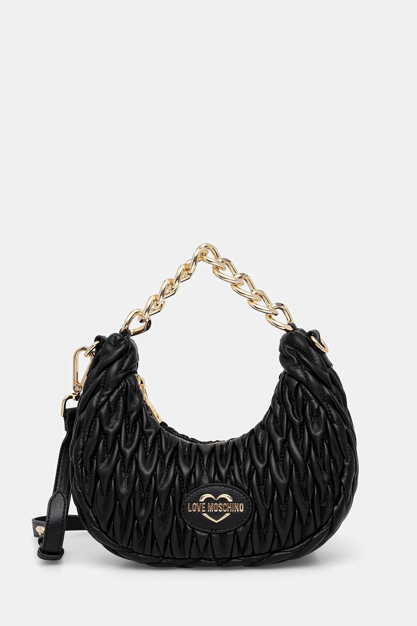 Love Moschino poșetă culoarea negru, JC4014PP1NLH0000