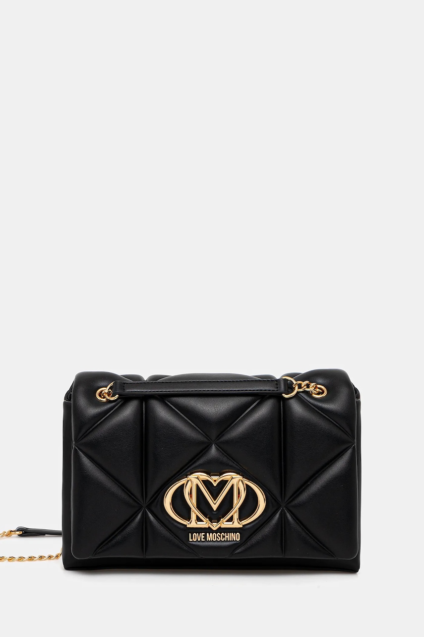 Love Moschino poșetă culoarea negru, JC4041PP1NLC0000