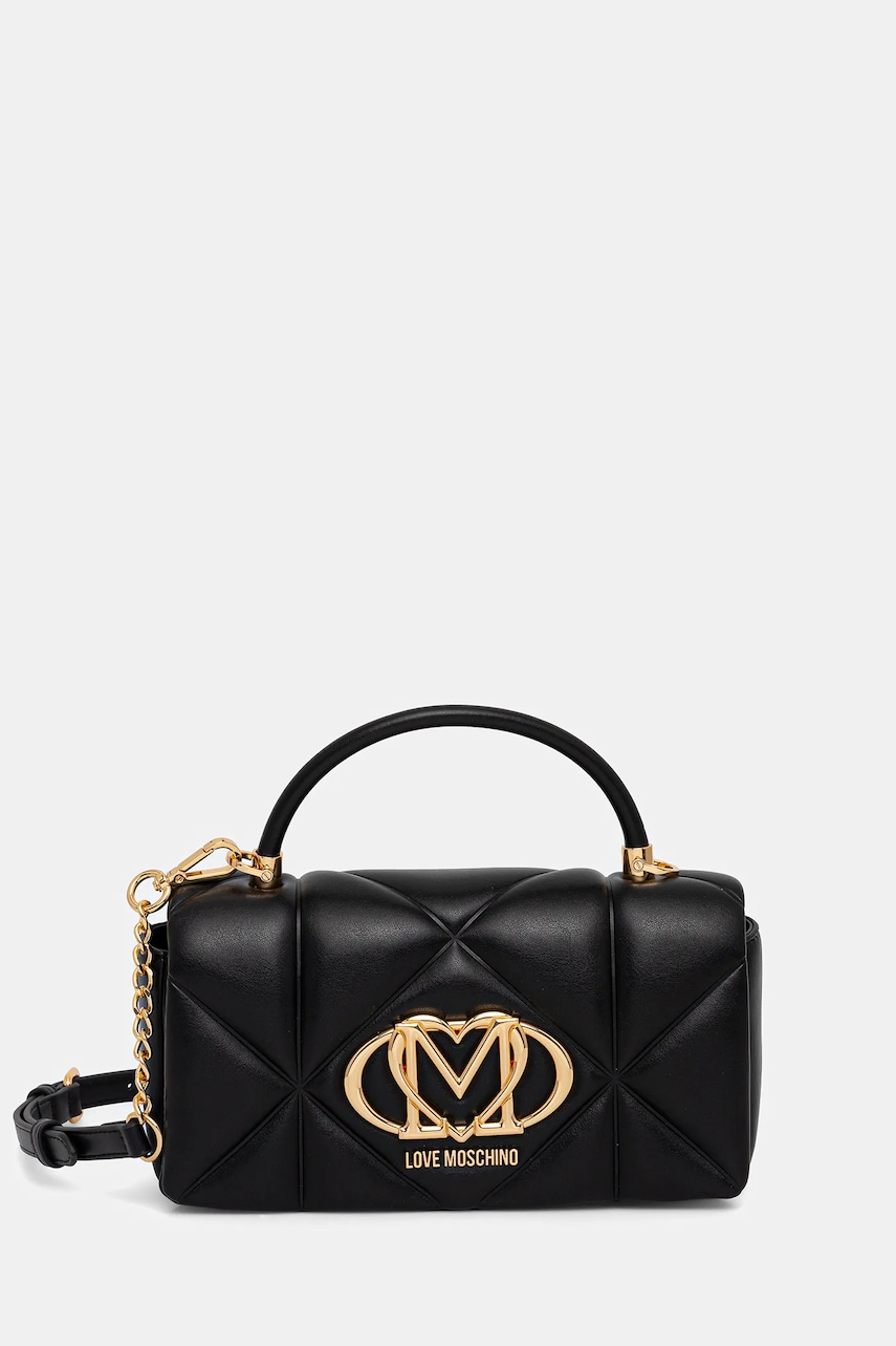 Love Moschino poșetă culoarea negru, JC4085PP1NLC0000