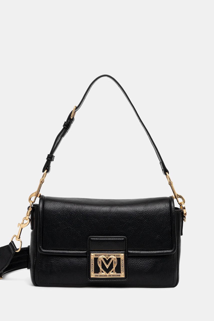 Love Moschino poșetă culoarea negru, JC4086PP1NLI0000