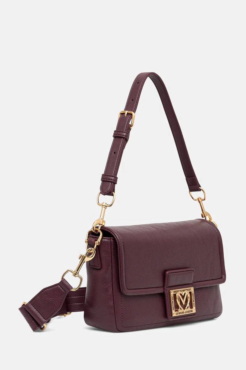 Сумочка Love Moschino цвет бордовый JC4086PP1NLI0552