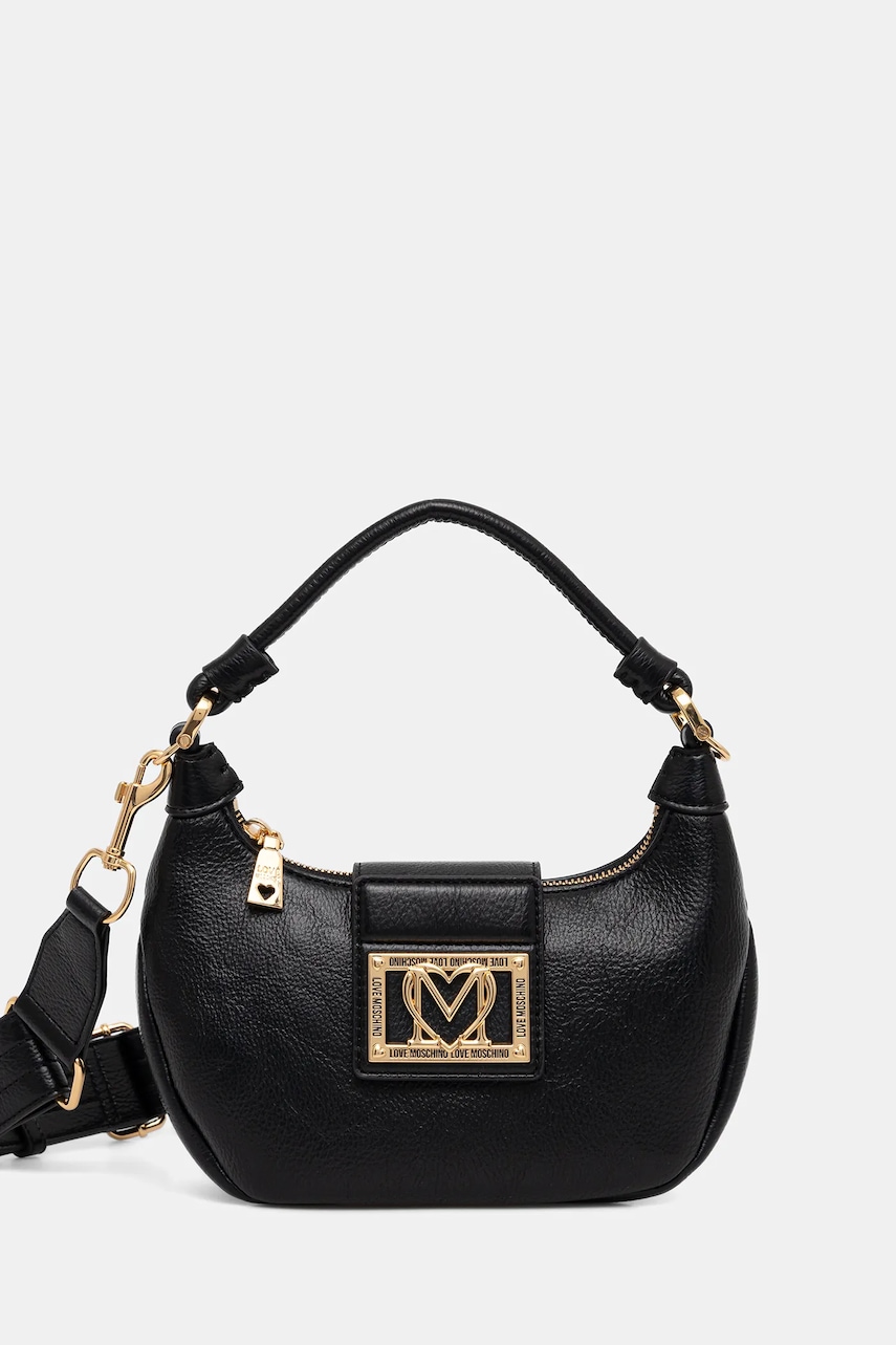Love Moschino poșetă culoarea negru, JC4090PP1NLI0000