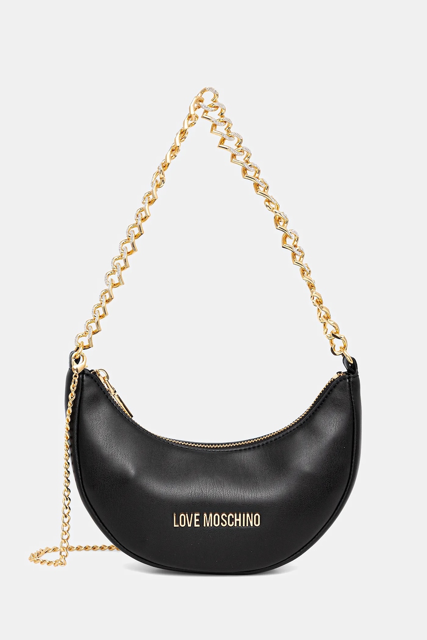 Love Moschino poșetă culoarea negru, JC4094PP1NLU0000