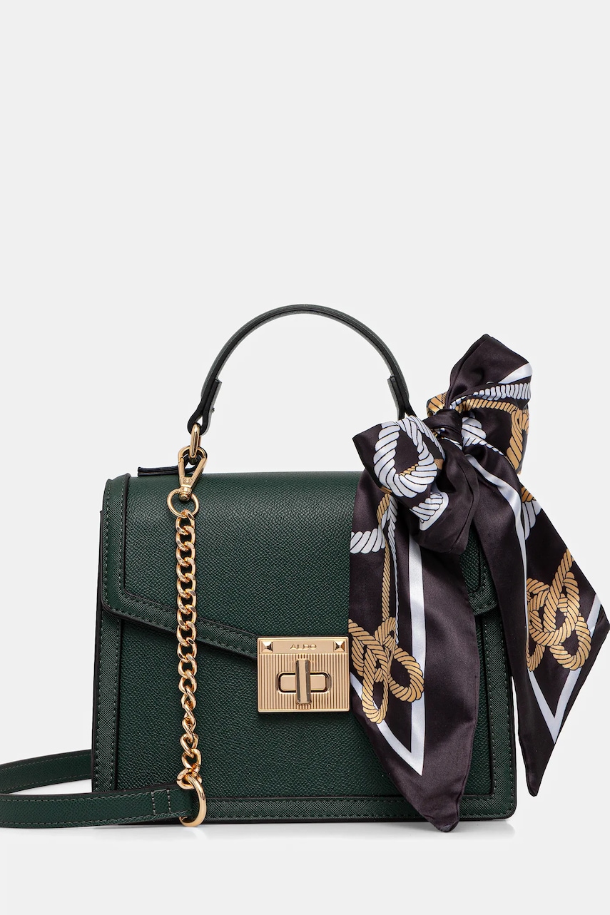 Aldo poșetă culoarea verde, MOR.301