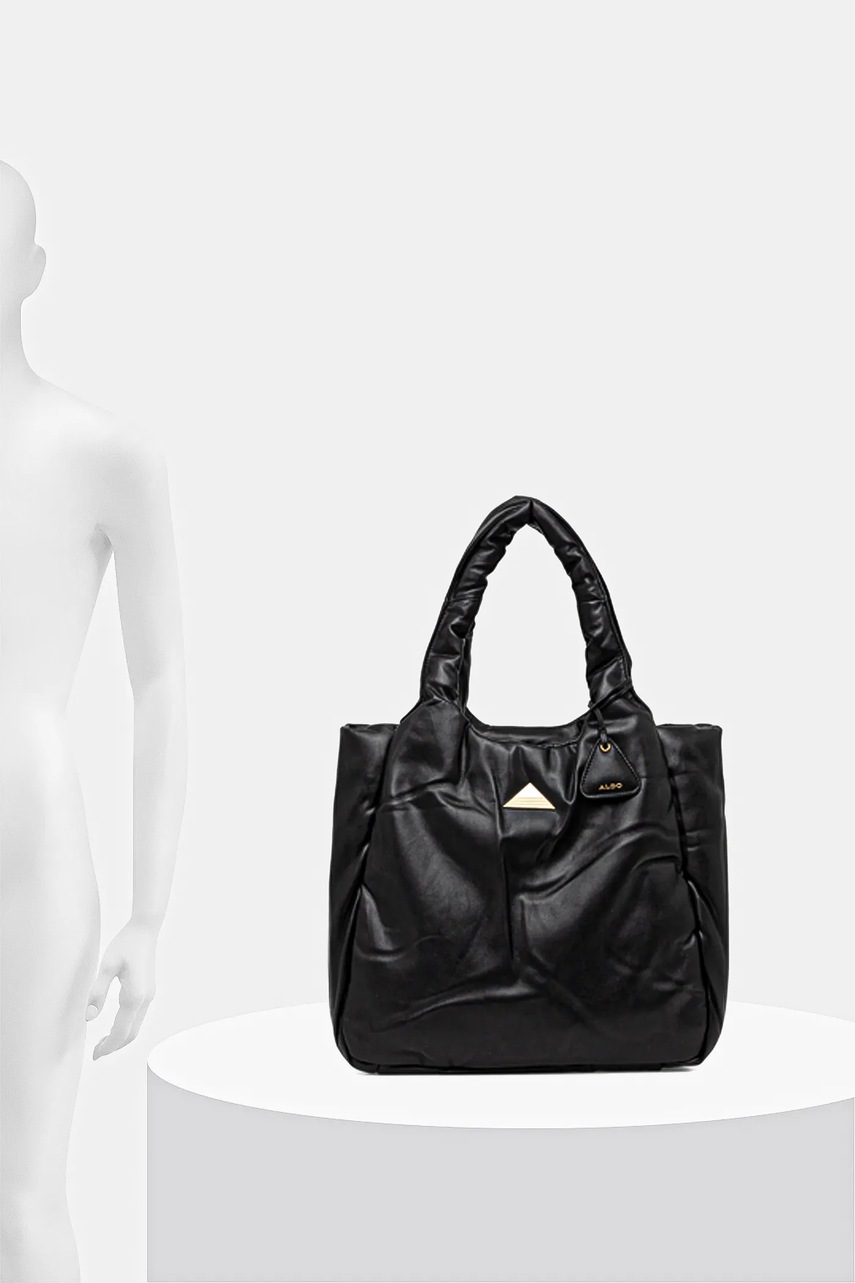 Τσάντα Aldo χρώμα: μαύρο, PPUFFCARRYY.006 φωτογραφία
