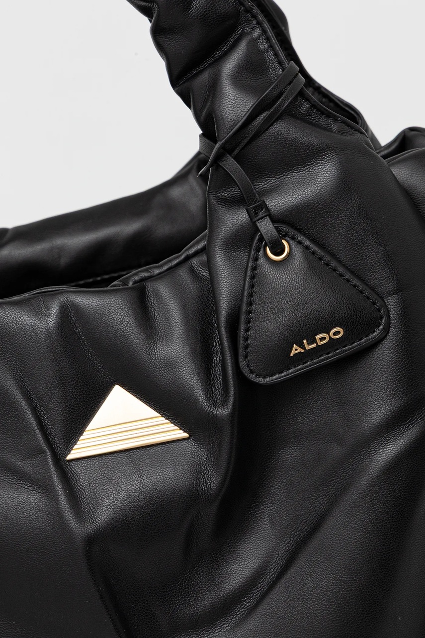 Τσάντα Aldo χρώμα: μαύρο, PPUFFCARRYY.006 φωτογραφία