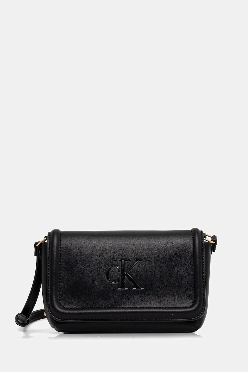 Levně Kabelka Calvin Klein černá barva, LV04F1027G
