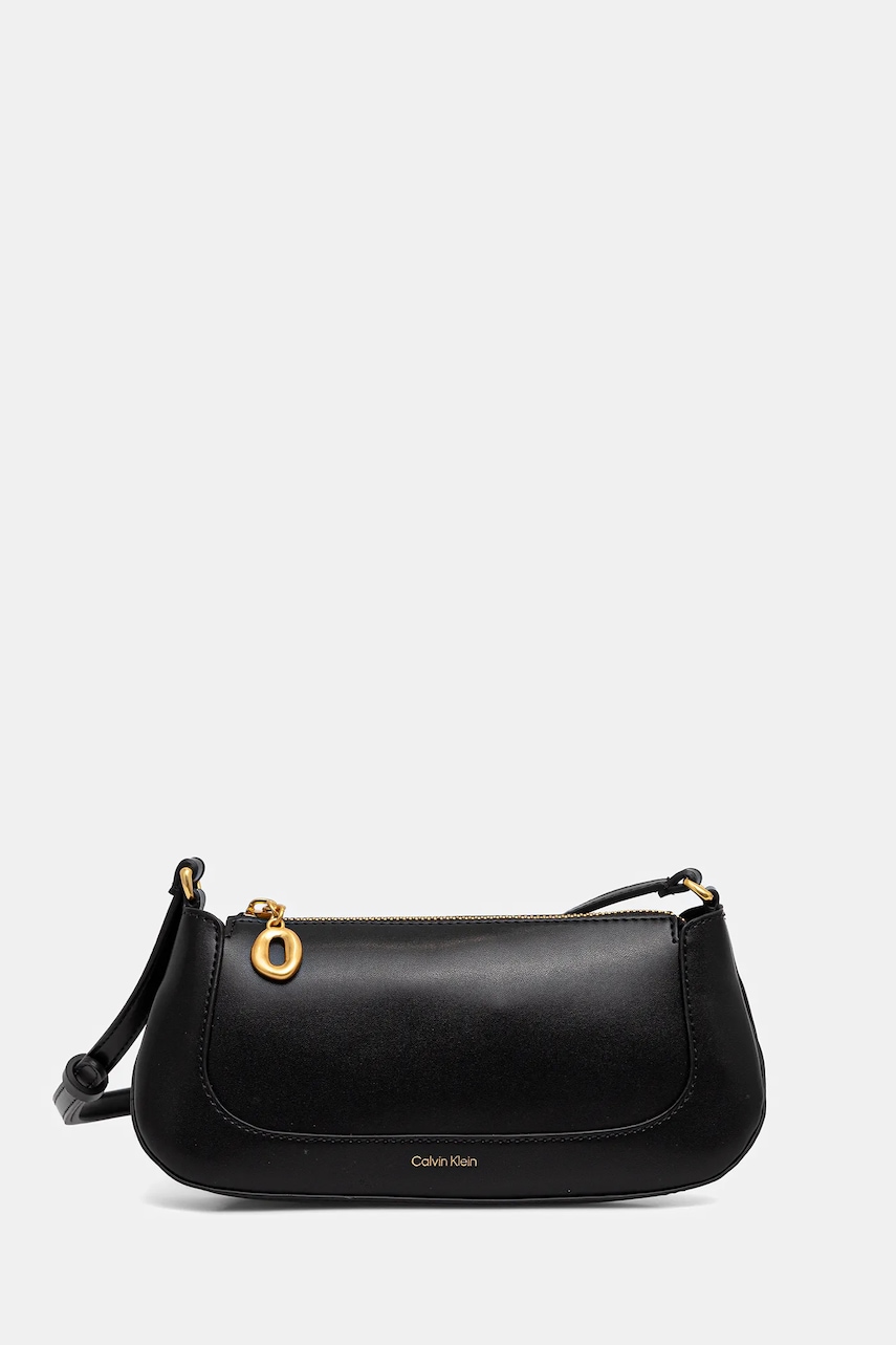 Levně Kabelka Calvin Klein černá barva, LV04F1046G