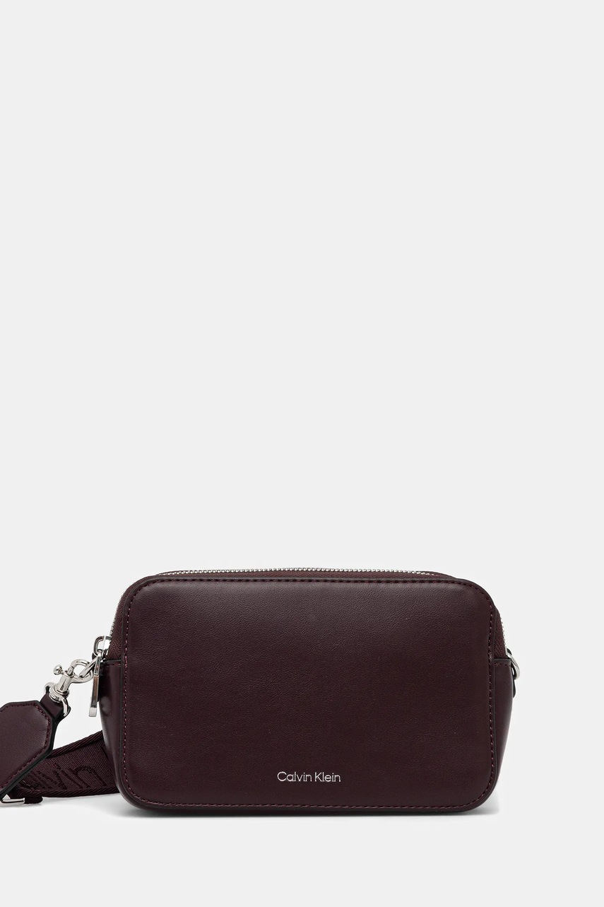 Levně Kabelka Calvin Klein hnědá barva, LV04F3165G