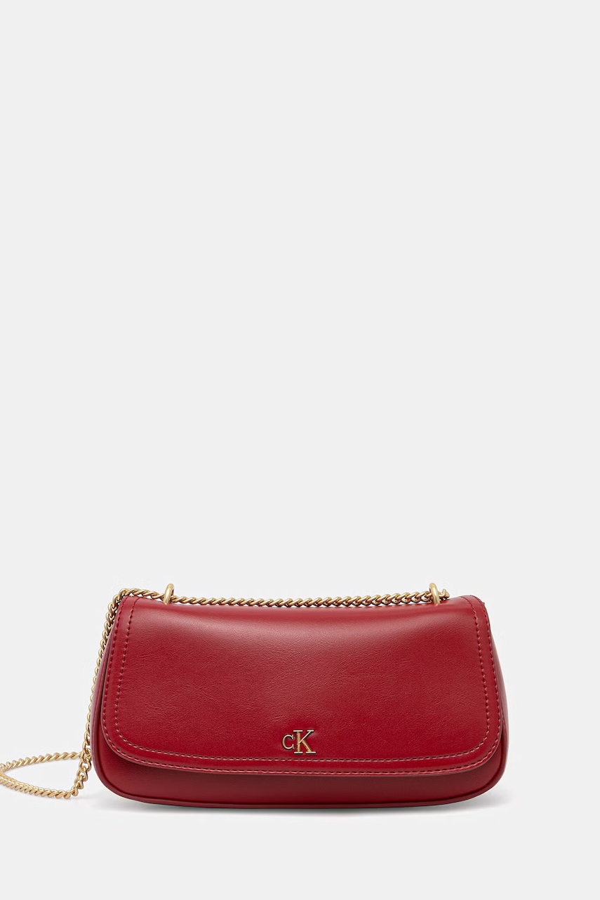 Calvin Klein geantă crossbody pentru femei cu imitație de piele