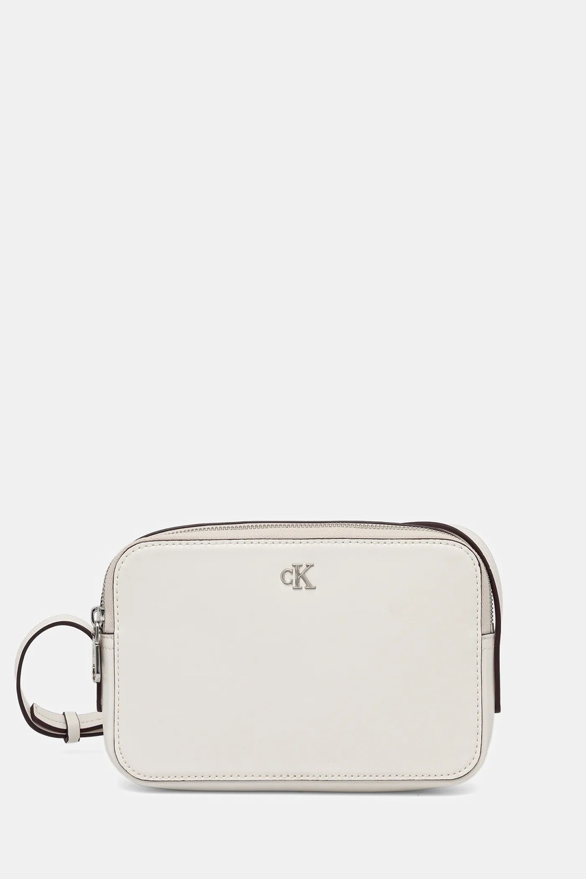 Levně Kabelka Calvin Klein bílá barva, LV04F3173G