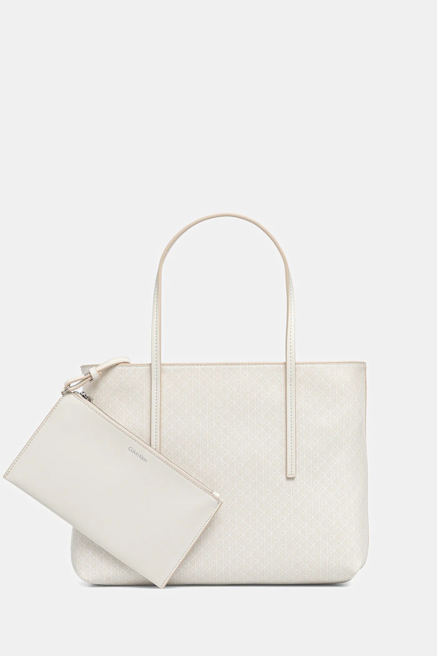 Levně Kabelka Calvin Klein béžová barva, LV04F3267G