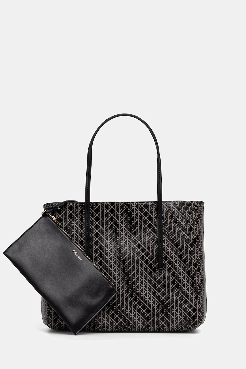 Levně Kabelka Calvin Klein hnědá barva, LV04F3267G