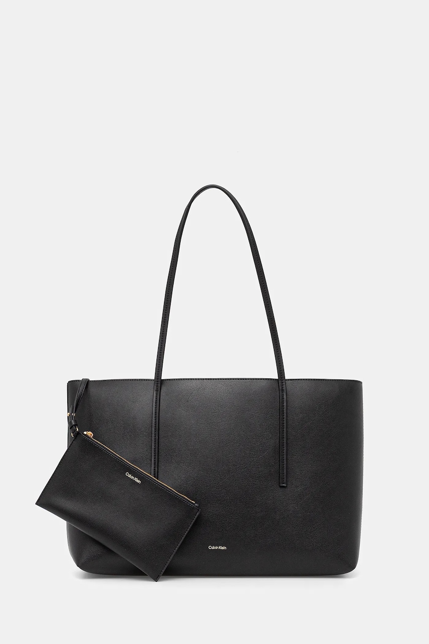 Levně Kabelka Calvin Klein černá barva, LV04F3274G