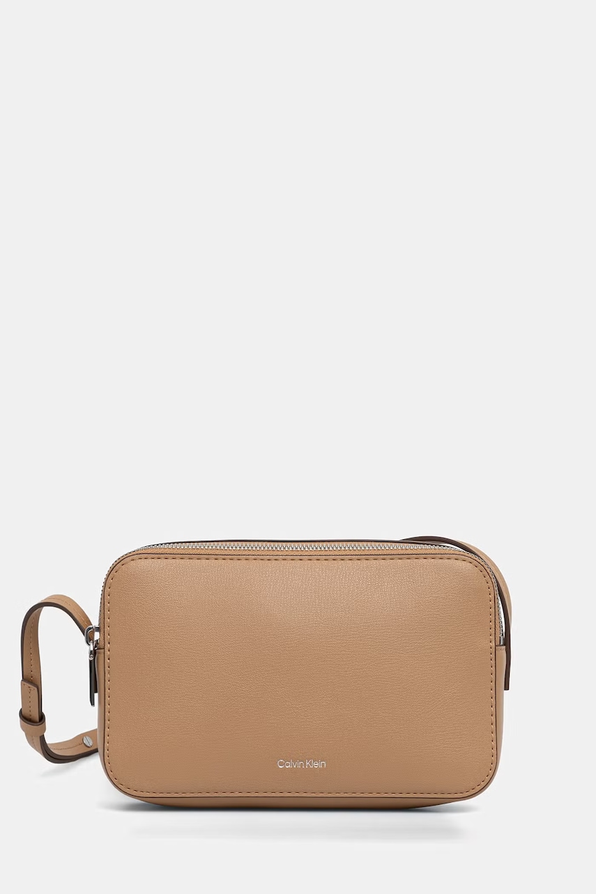 Calvin Klein geantă crossbody pentru femei, cu imitație de piele