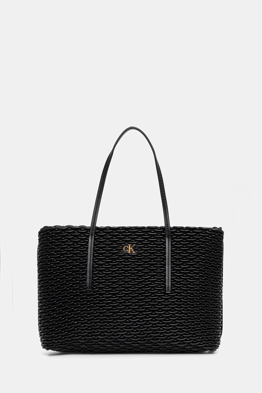 Levně Kabelka Calvin Klein černá barva, LV04F3292G