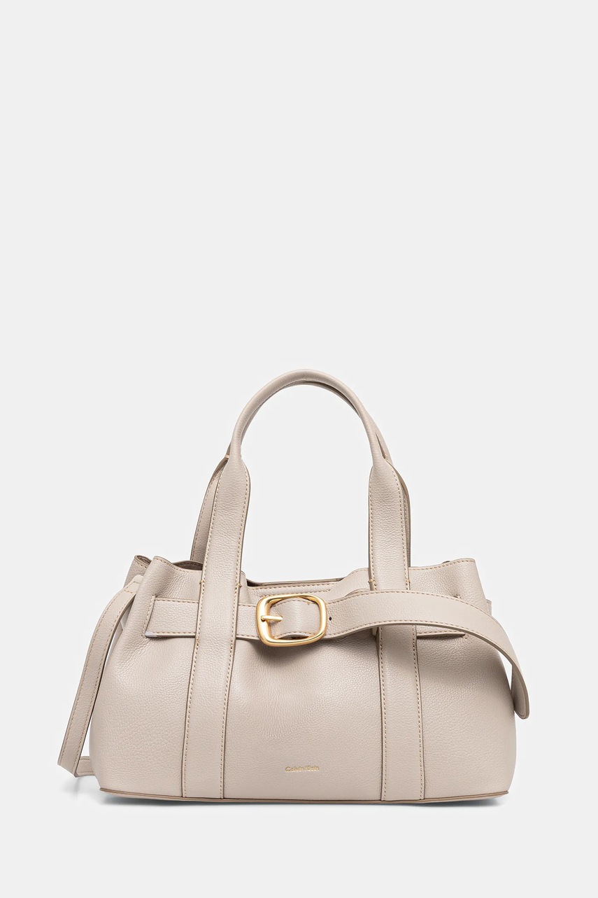 Levně Kabelka Calvin Klein béžová barva, LV04F3295G