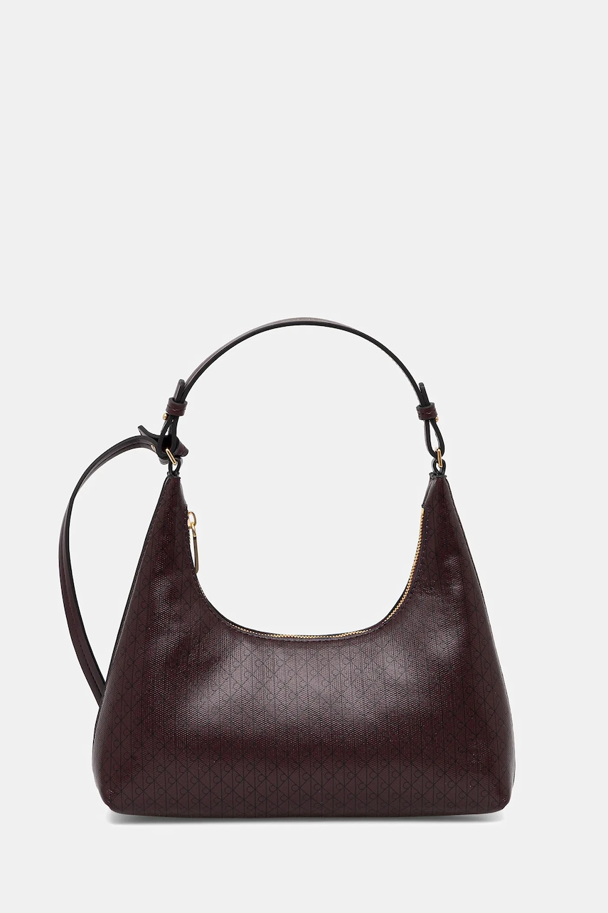 Levně Kabelka Calvin Klein hnědá barva, LV04F3298G
