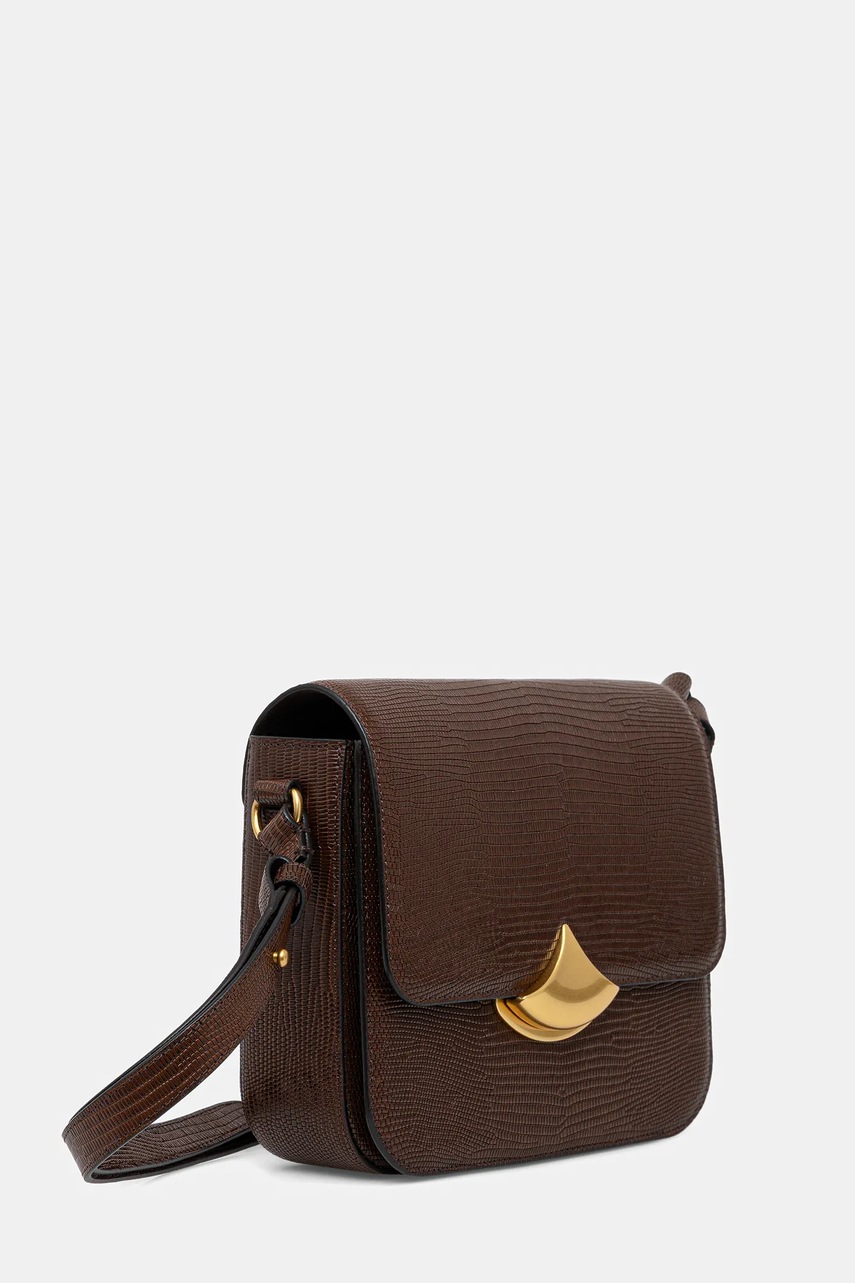 Кожаная сумочка Sessun цвет коричневый 24102031