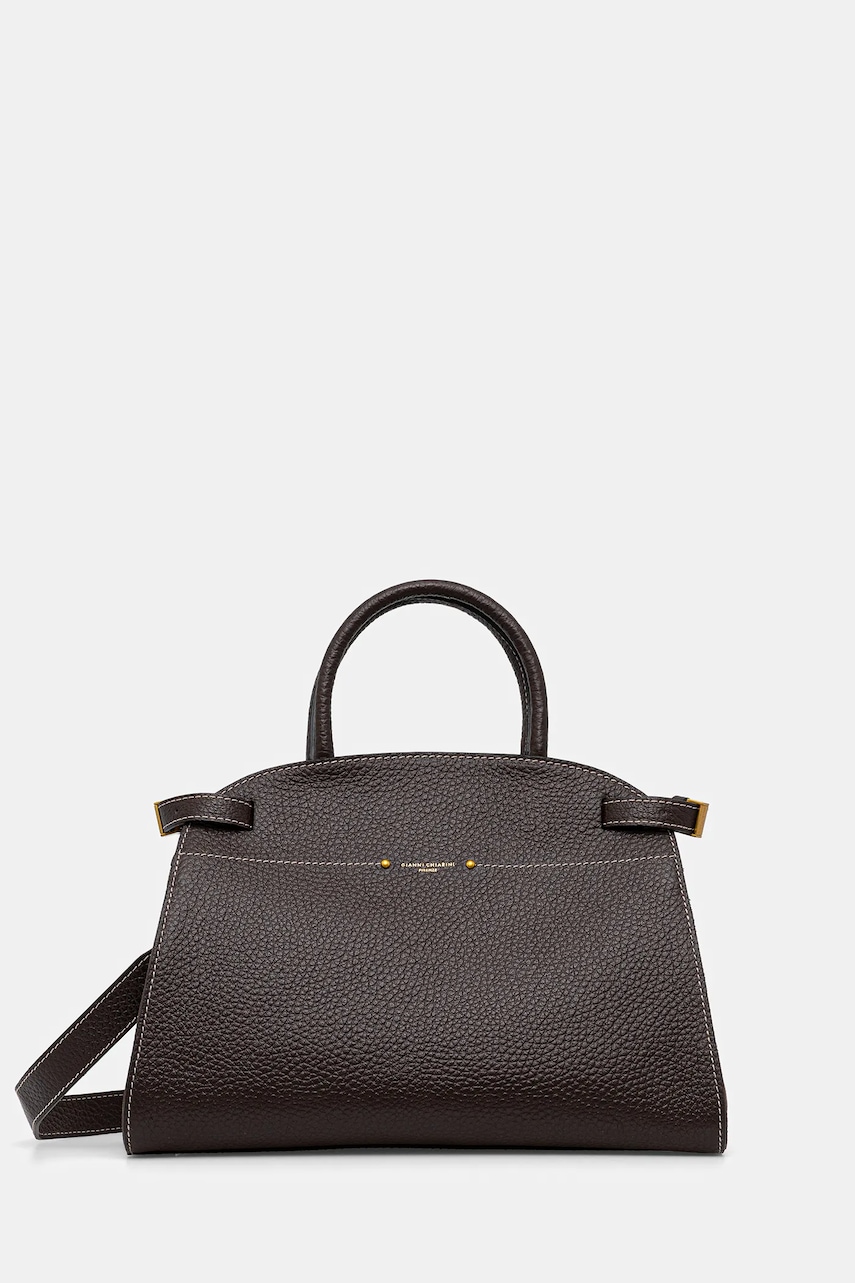 Gianni Chiarini poșetă de piele FARAH culoarea maro, BS.11466.TKL