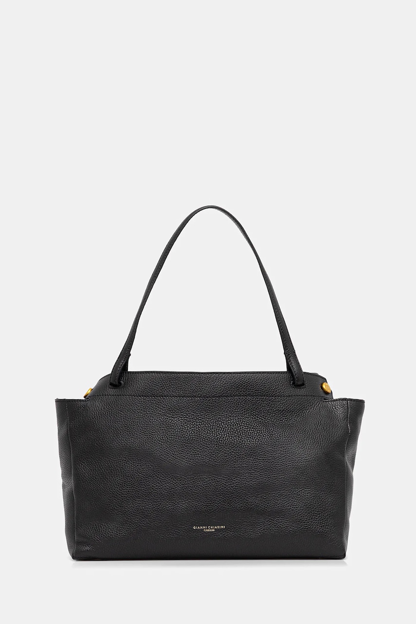 Gianni Chiarini poșetă de piele OTTAVIA culoarea negru, BS.11377.GRN