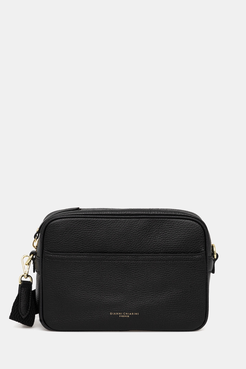 Gianni Chiarini poșetă de piele NINA culoarea negru, BS.11180.COMM