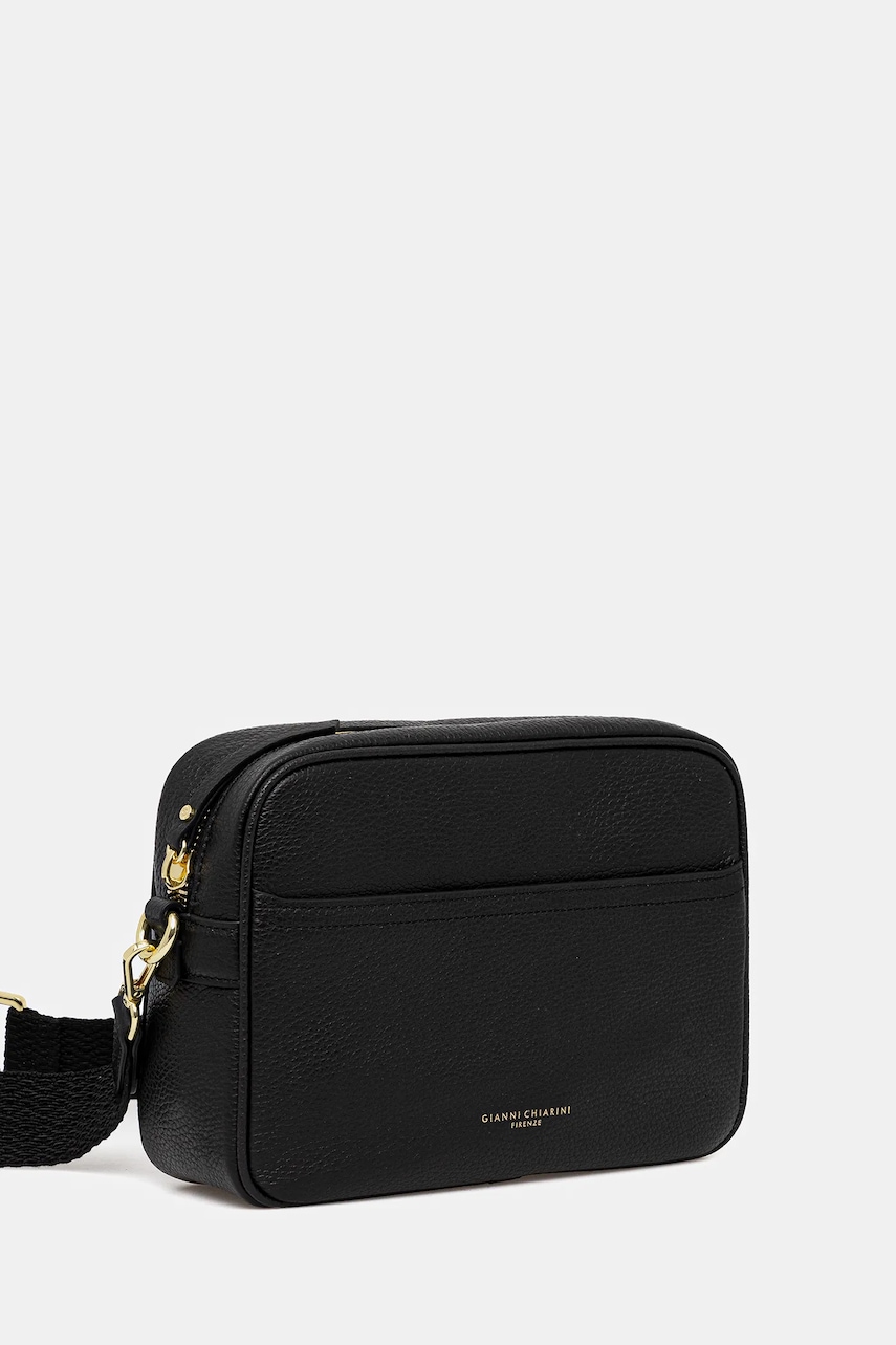 Кожаная сумочка Gianni Chiarini NINA цвет чёрный BS.11180.COMM Кожаная сумочка Gianni Chiarini NINA цвет чёрный BS.11180.COMM