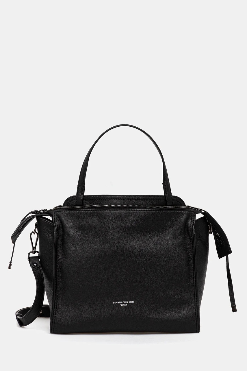 Gianni Chiarini poșetă de piele JANIS culoarea negru, BS.11245.MUS
