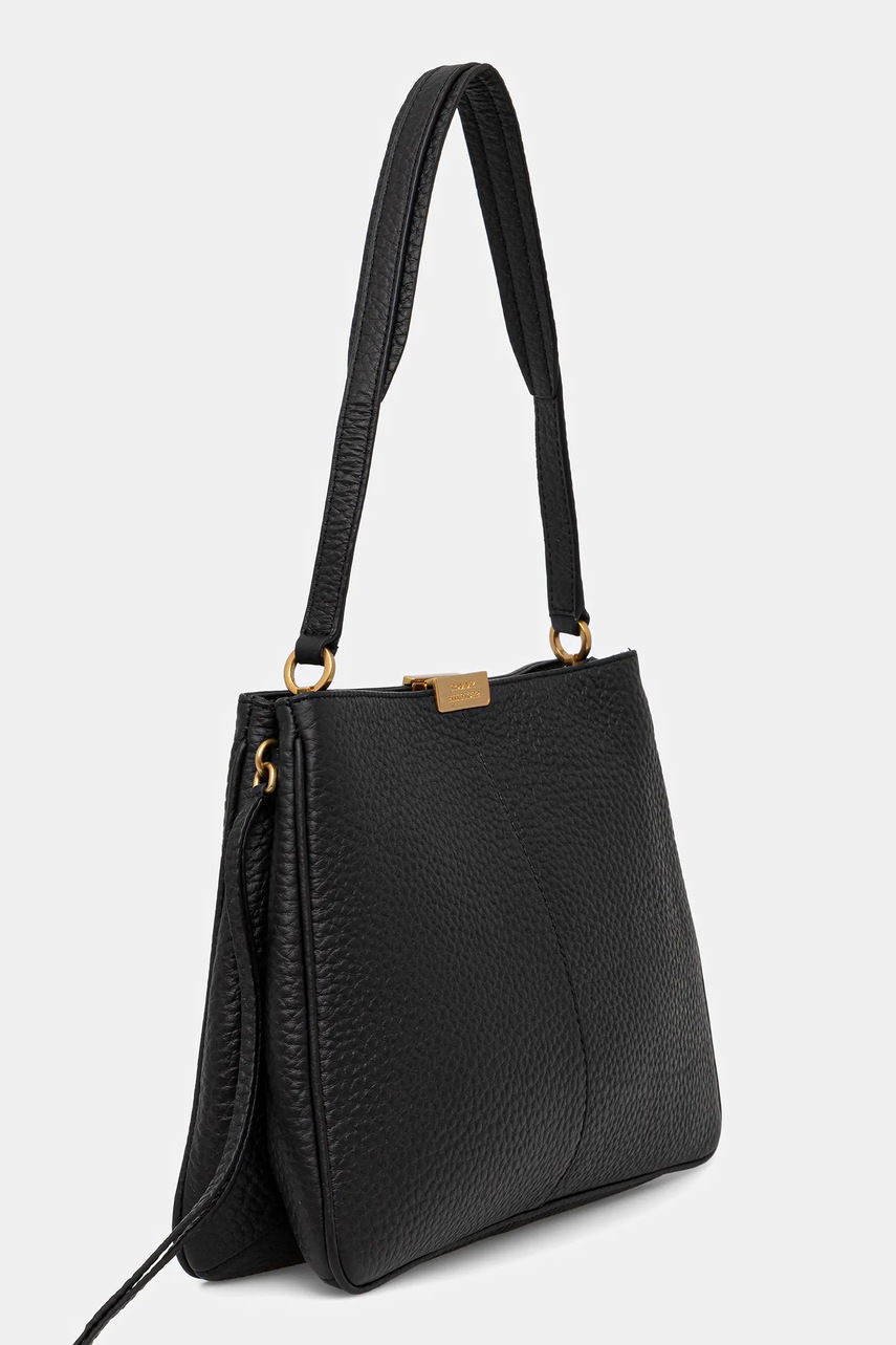 Кожаная сумочка Tommy Hilfiger цвет чёрный AW0AW17661