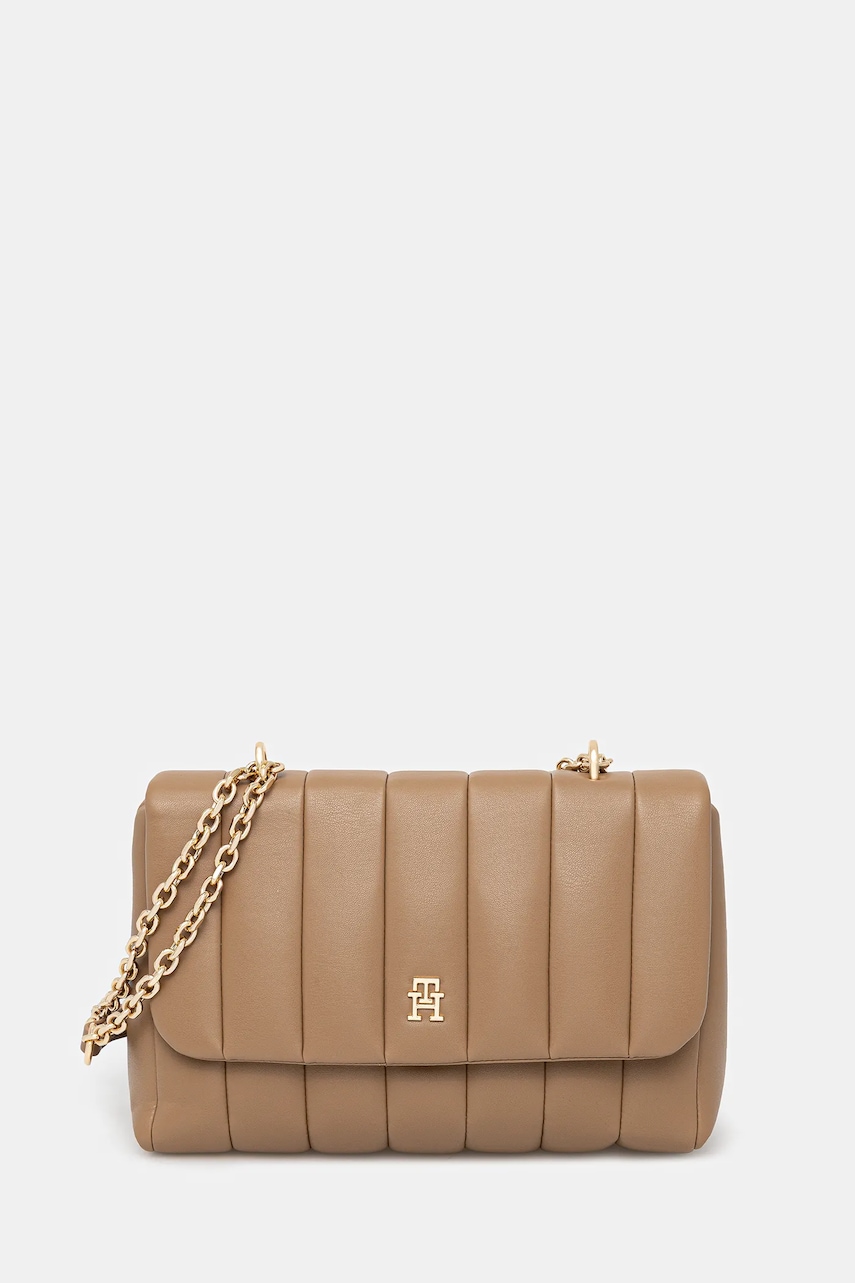Levně Kabelka Tommy Hilfiger béžová barva, AW0AW17669
