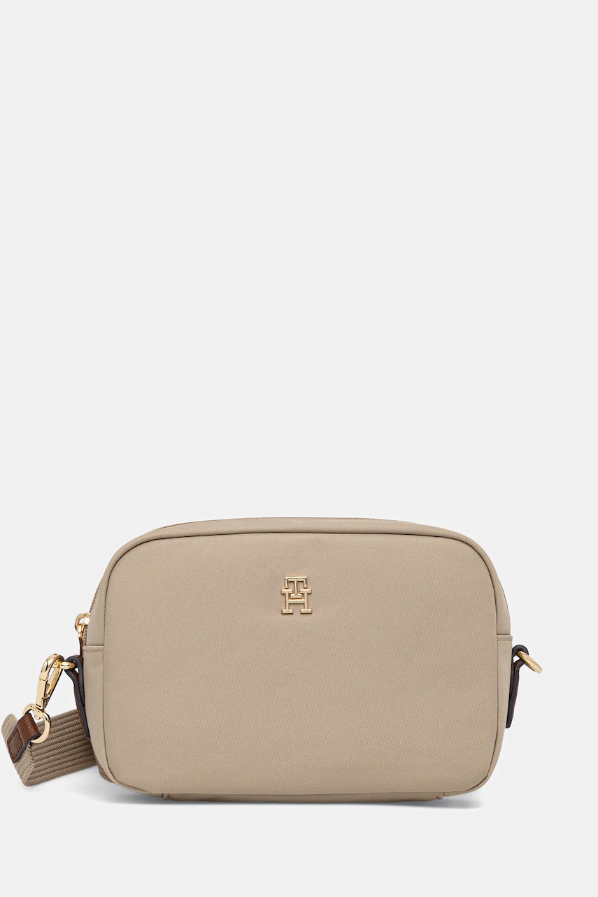 Levně Kabelka Tommy Hilfiger béžová barva, AW0AW17704