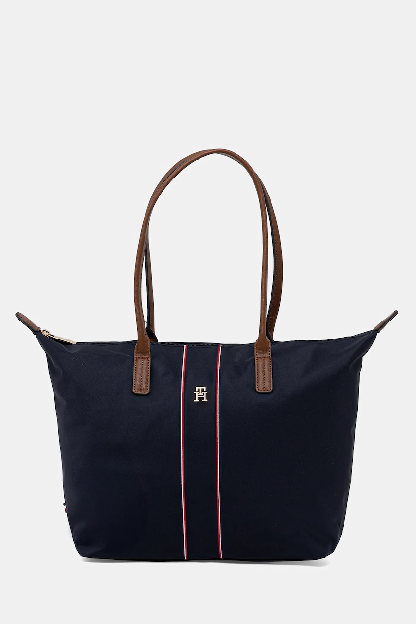 Levně Kabelka Tommy Hilfiger tmavomodrá barva, AW0AW17706