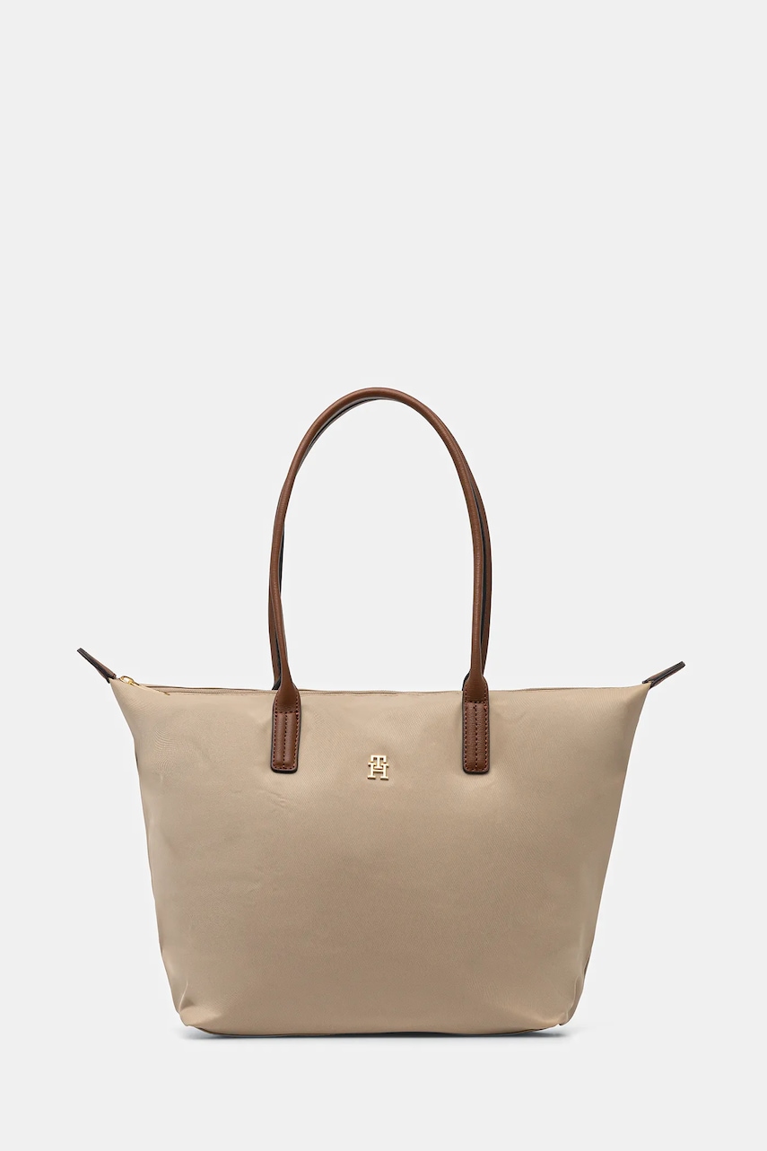 Levně Kabelka Tommy Hilfiger béžová barva, AW0AW17711