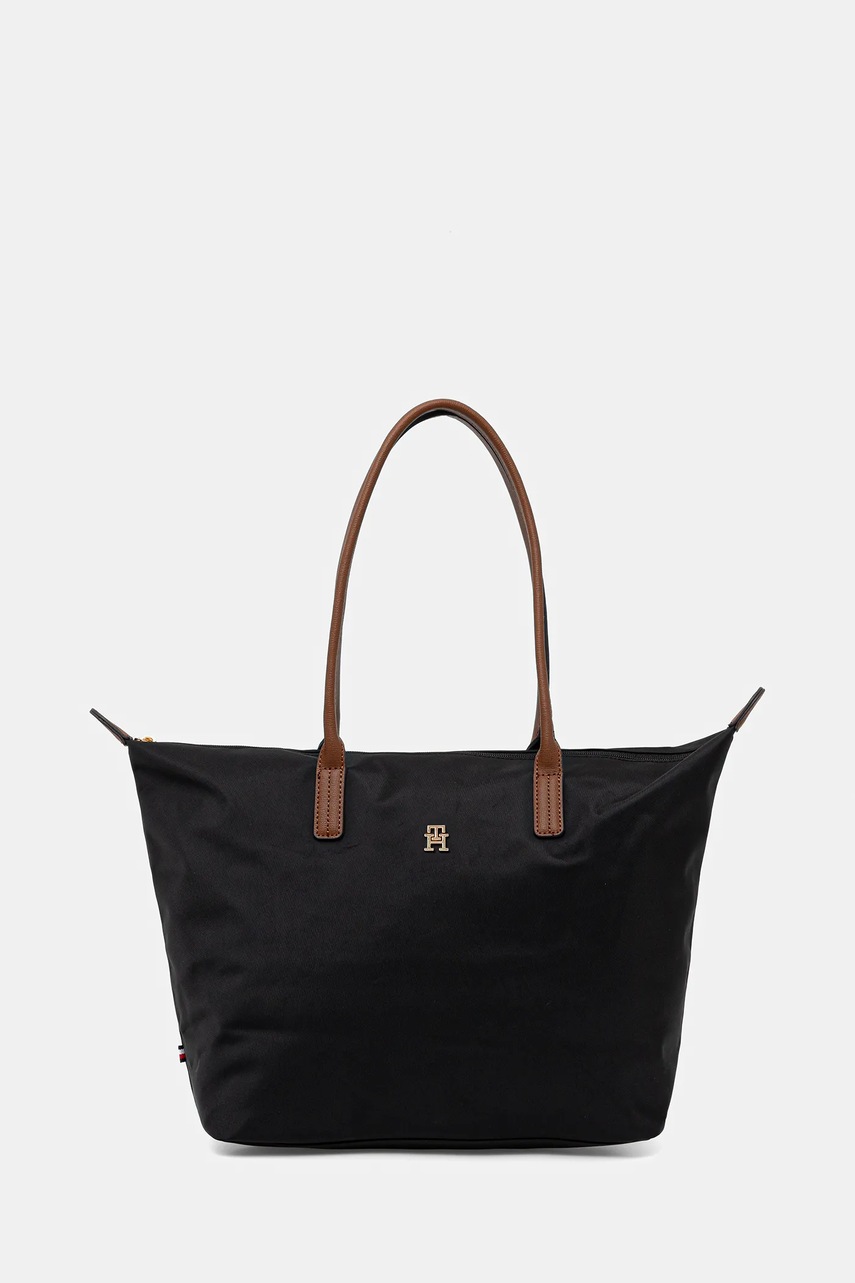 Levně Kabelka Tommy Hilfiger černá barva, AW0AW17711