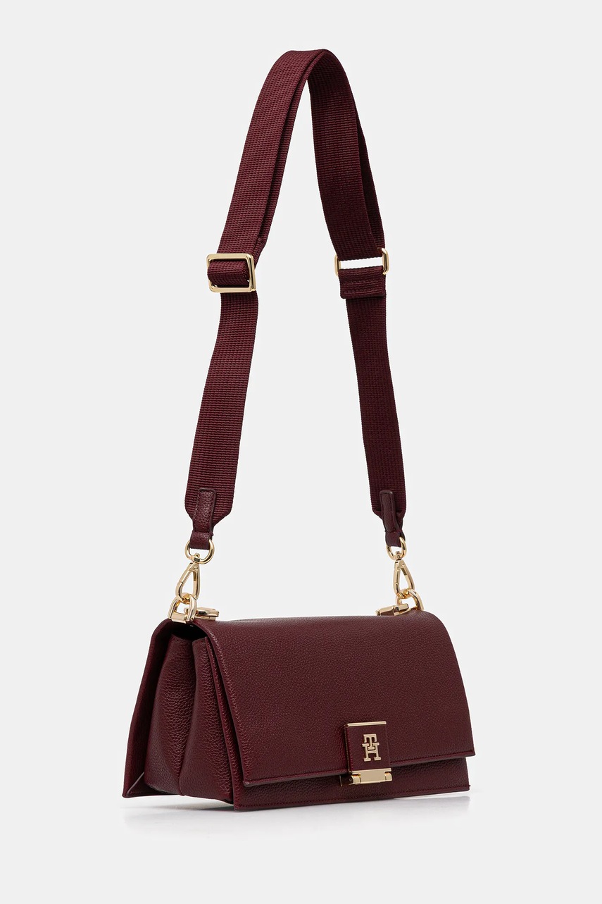 Сумочка Tommy Hilfiger цвет бордовый AW0AW17726
