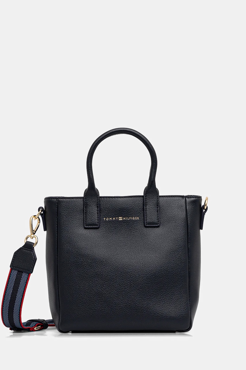 Levně Kabelka Tommy Hilfiger tmavomodrá barva, AW0AW17861