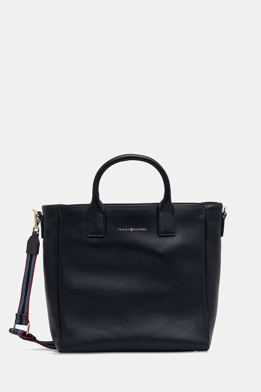 Levně Kabelka Tommy Hilfiger tmavomodrá barva, AW0AW17971