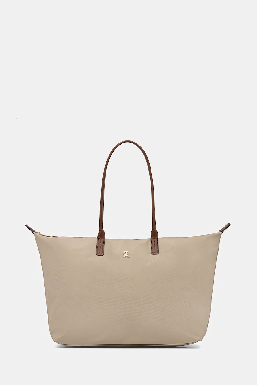 Levně Kabelka Tommy Hilfiger béžová barva, AW0AW17996