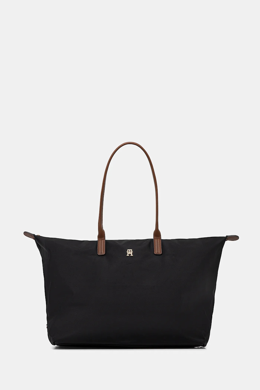 Levně Kabelka Tommy Hilfiger černá barva, AW0AW17996