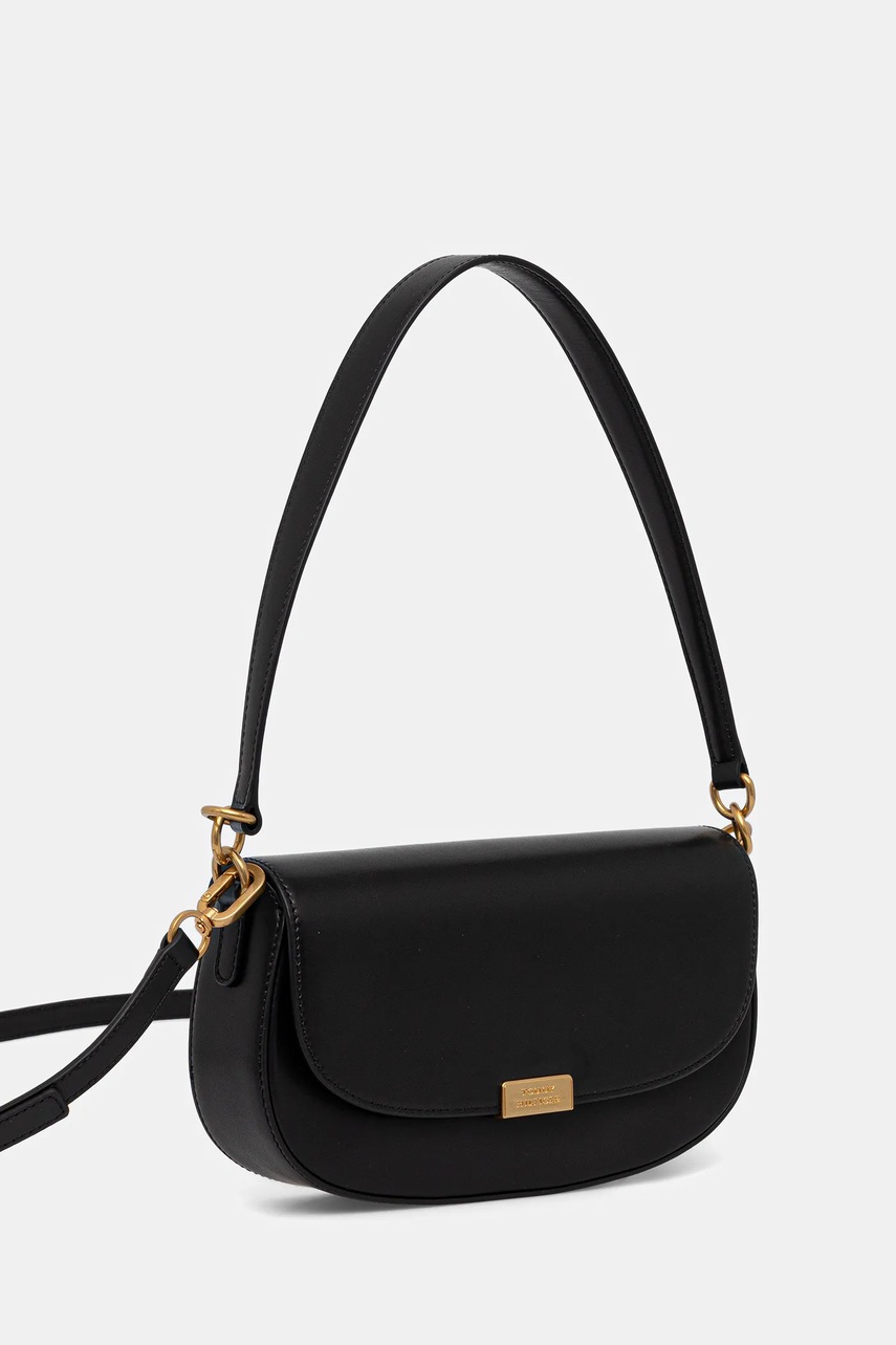 Кожаная сумочка Tommy Hilfiger цвет чёрный AW0AW18204