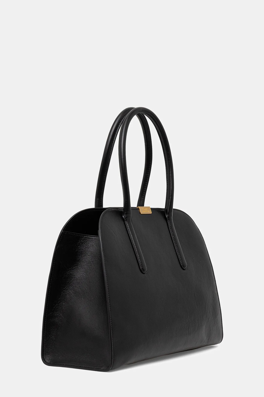 Кожаная сумочка Tommy Hilfiger цвет чёрный AW0AW18206