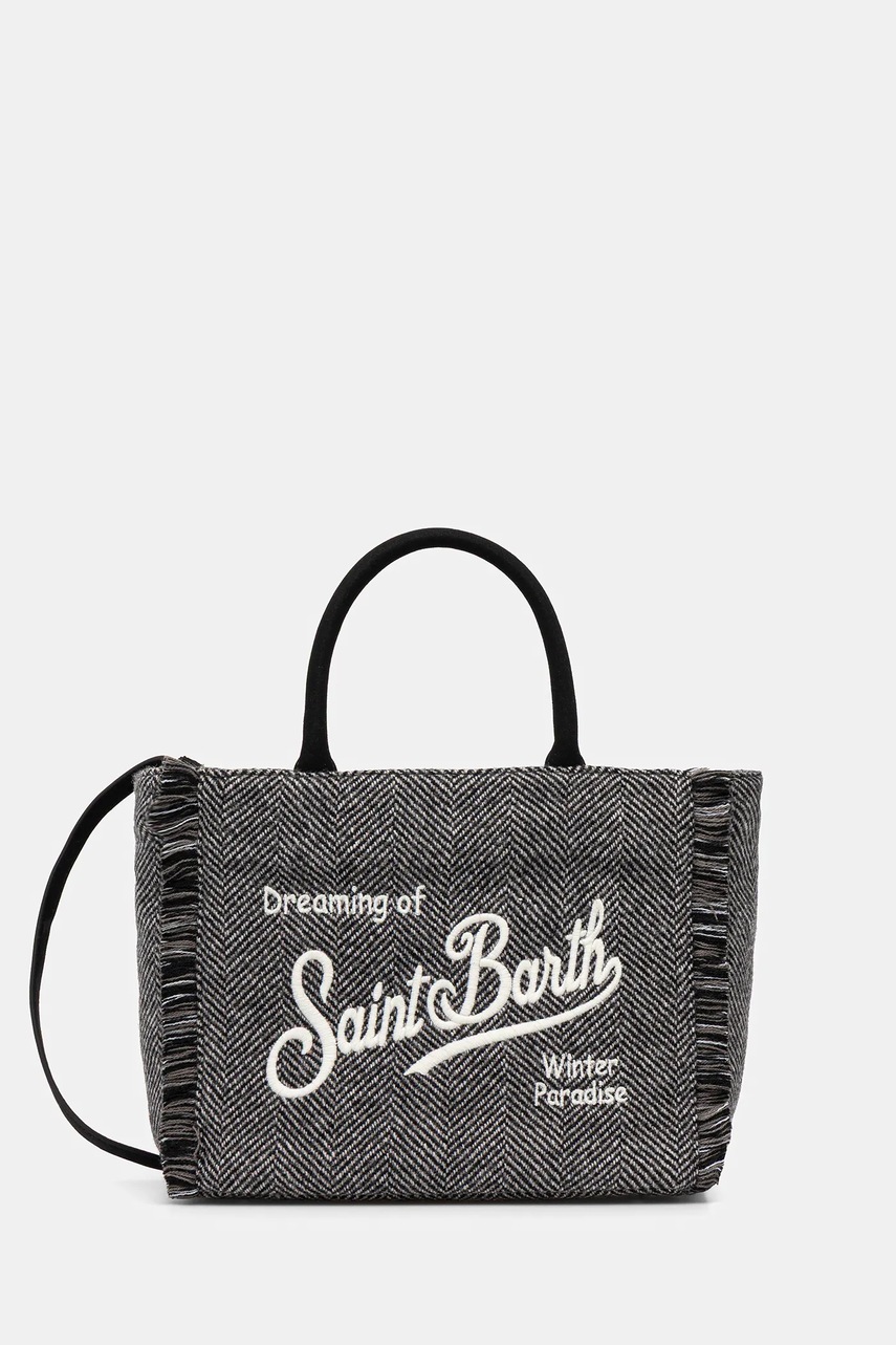 MC2 Saint Barth poșetă culoarea negru, COL0029