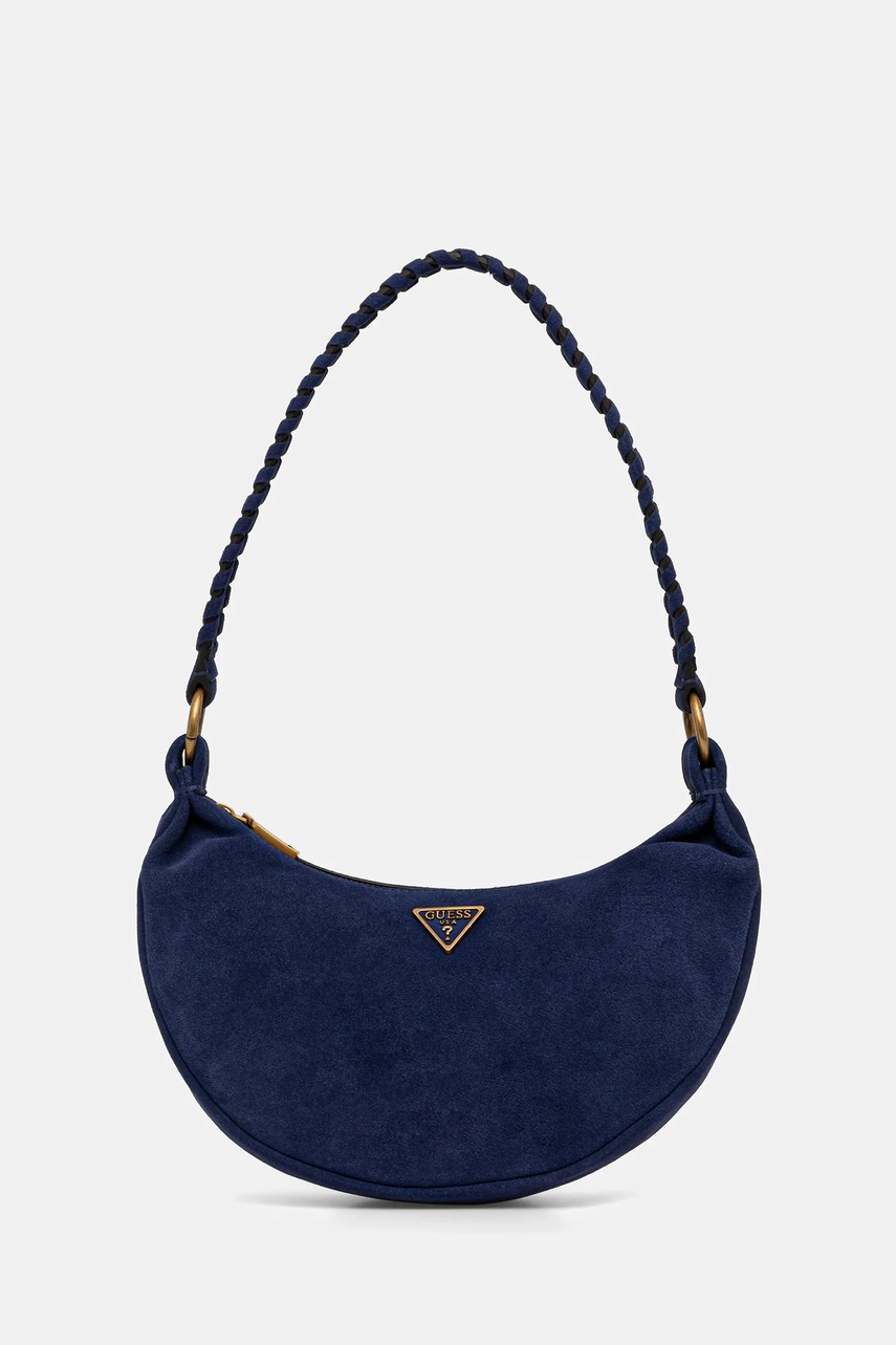 

Велурена чанта Guess AMITA в тъмносиньо HWSB95 39720, Тъмносин