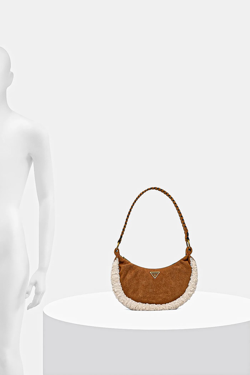 Semišová kabelka Guess AMITA