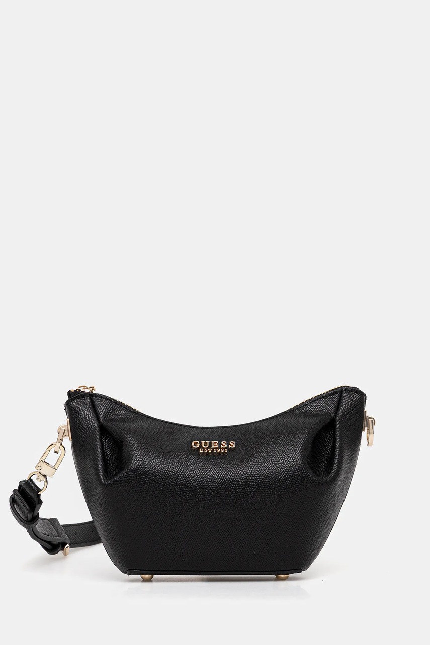 Kabelka Guess AMORETTE černá barva, HWBG78 98170