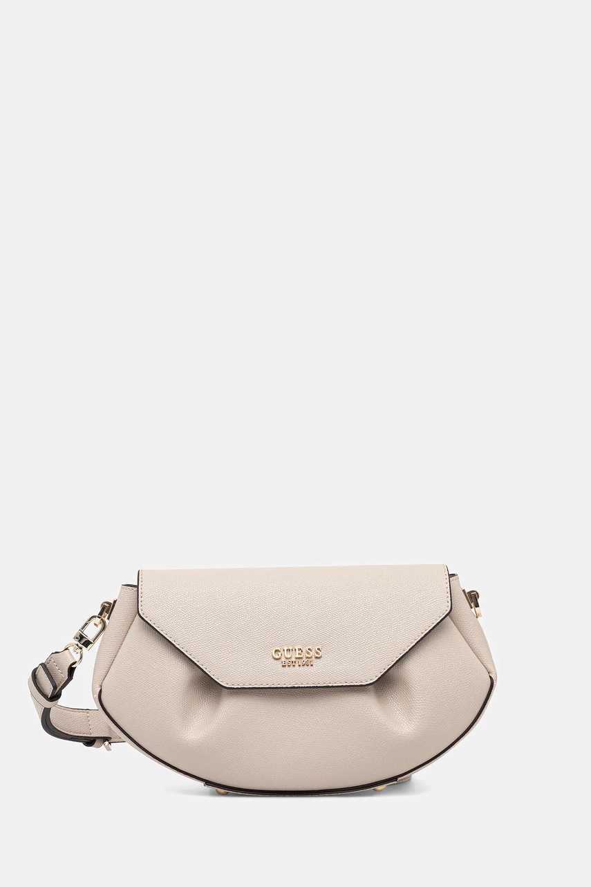 Levně Kabelka Guess AMORETTE béžová barva, HWBG78 98200