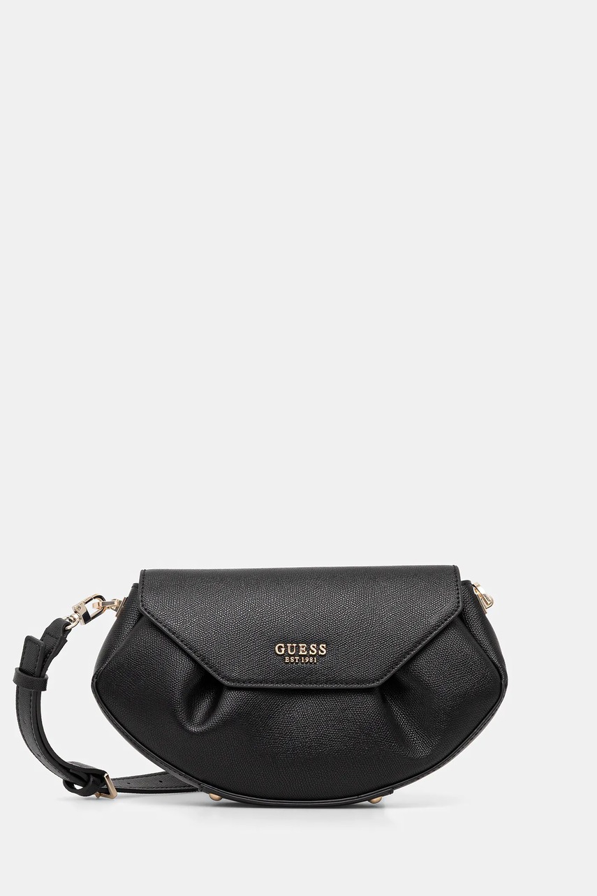 Levně Kabelka Guess AMORETTE černá barva, HWBG78 98200