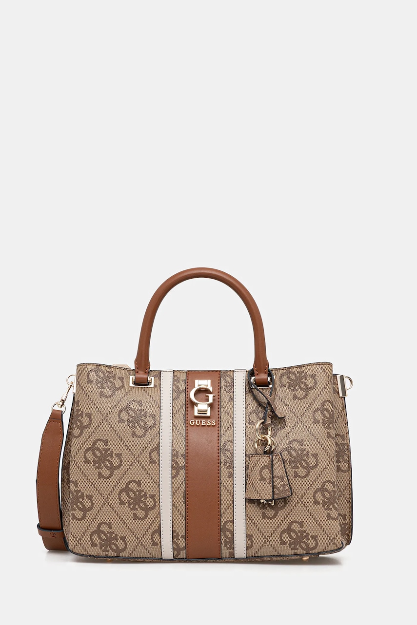 Levně Kabelka Guess ERENIA béžová barva, HWSO78 38060