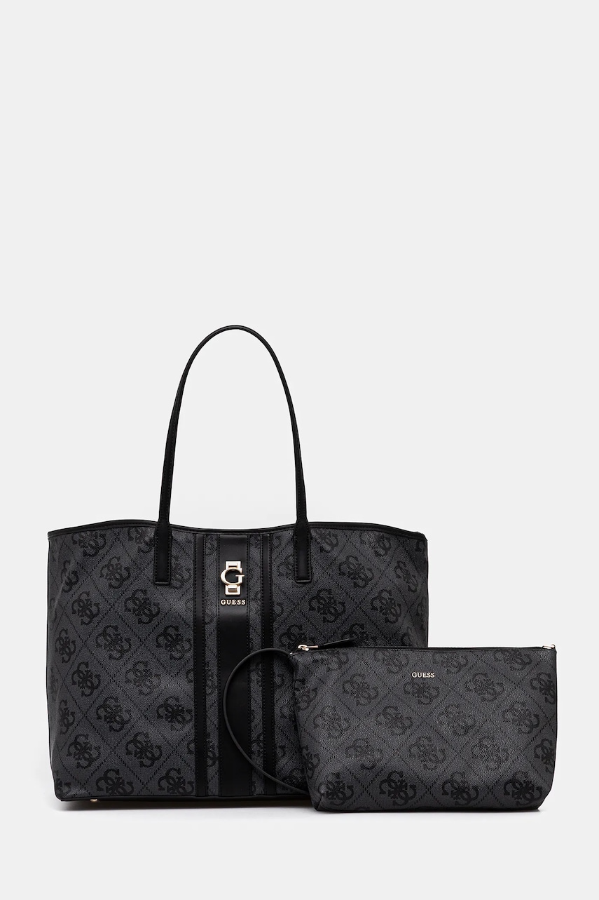 Levně Kabelka Guess ERENIA šedá barva, HWSO78 38240